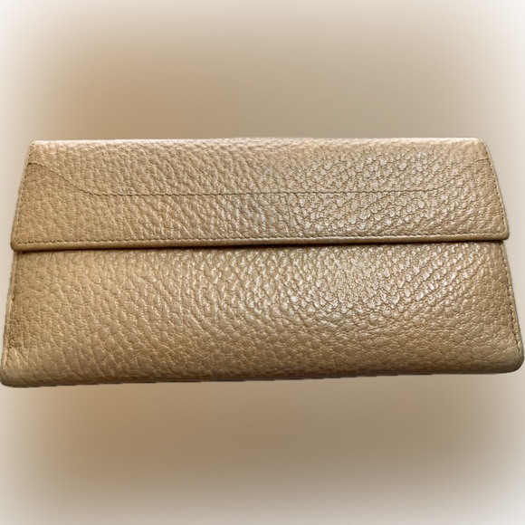 GUCCI Pebbled Leather Jackie Wallet w/ Horsebit Clasp - Picture 2 of 8